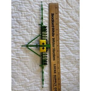 John Deere Row Planter Attachment Toy Model Yellow Seed Hoppers